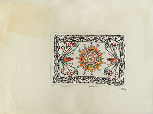 Маврина (Лебедева) Татьяна Алексеевна. Восточный ковер № 12